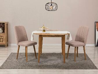 Set mobilier sufragerie Nidupo 4 (pin atlantic + piatră) (pentru 2 persoane)