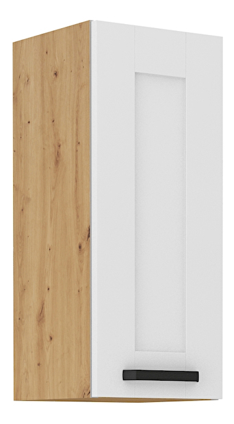 Dulap superior Lesana 2 (alb + stejar artisan) 30 G-72 1F 