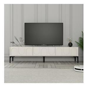 Masă TV/Dulap Bipemu 3 (crem + negru) 