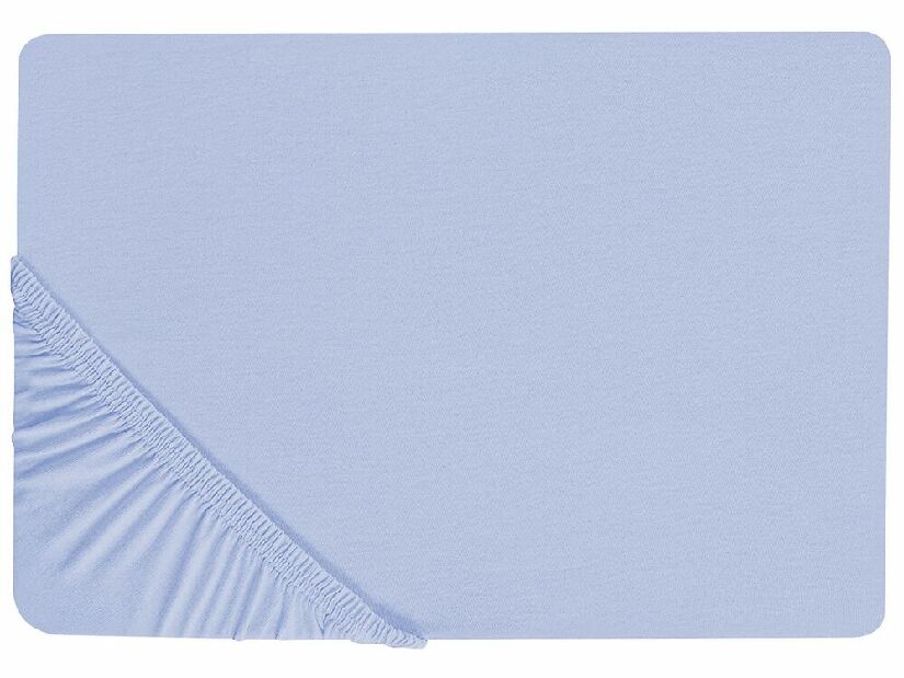 Cearceaf pentru pat 140 x 200 cm Januba (albastra deschis)