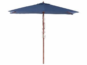Umbrelă de grădină 144 cm FLAME (lemn) (albastru marin)