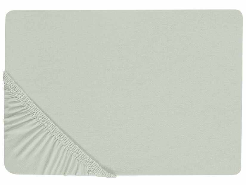 Cearceaf pentru pat 90 x 200 cm Januba (verde deschis)