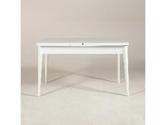 Masă de sufragerie extensibilă Nidupo 1 (alb) (pentru 4-6 persoane)