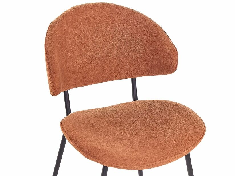 Set 2 buc scaune de sufragerie Kiaza (portocaliu)