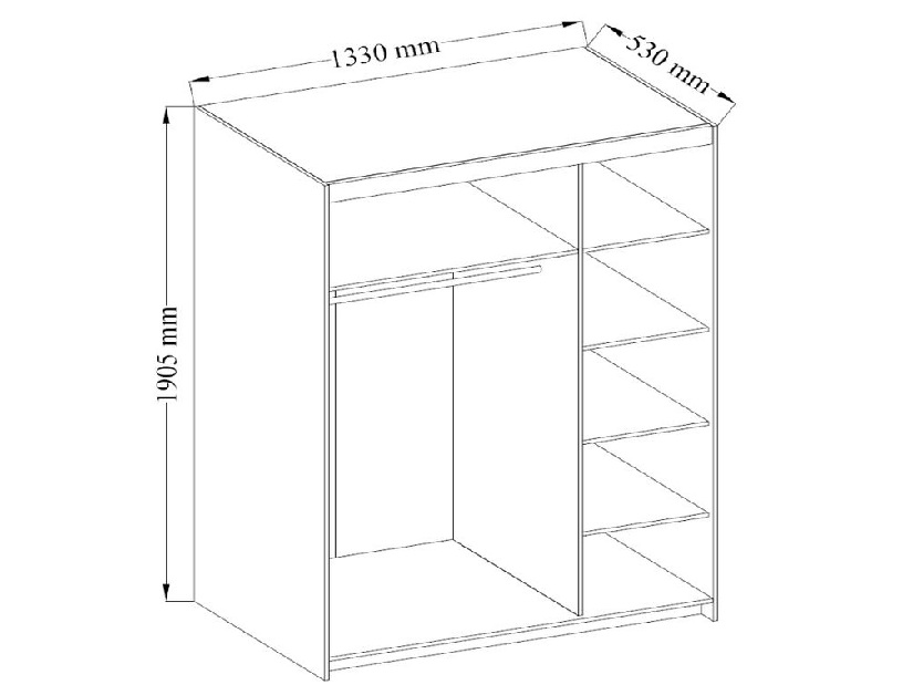 Suprastructură pentru dulap Elanor II (beton)