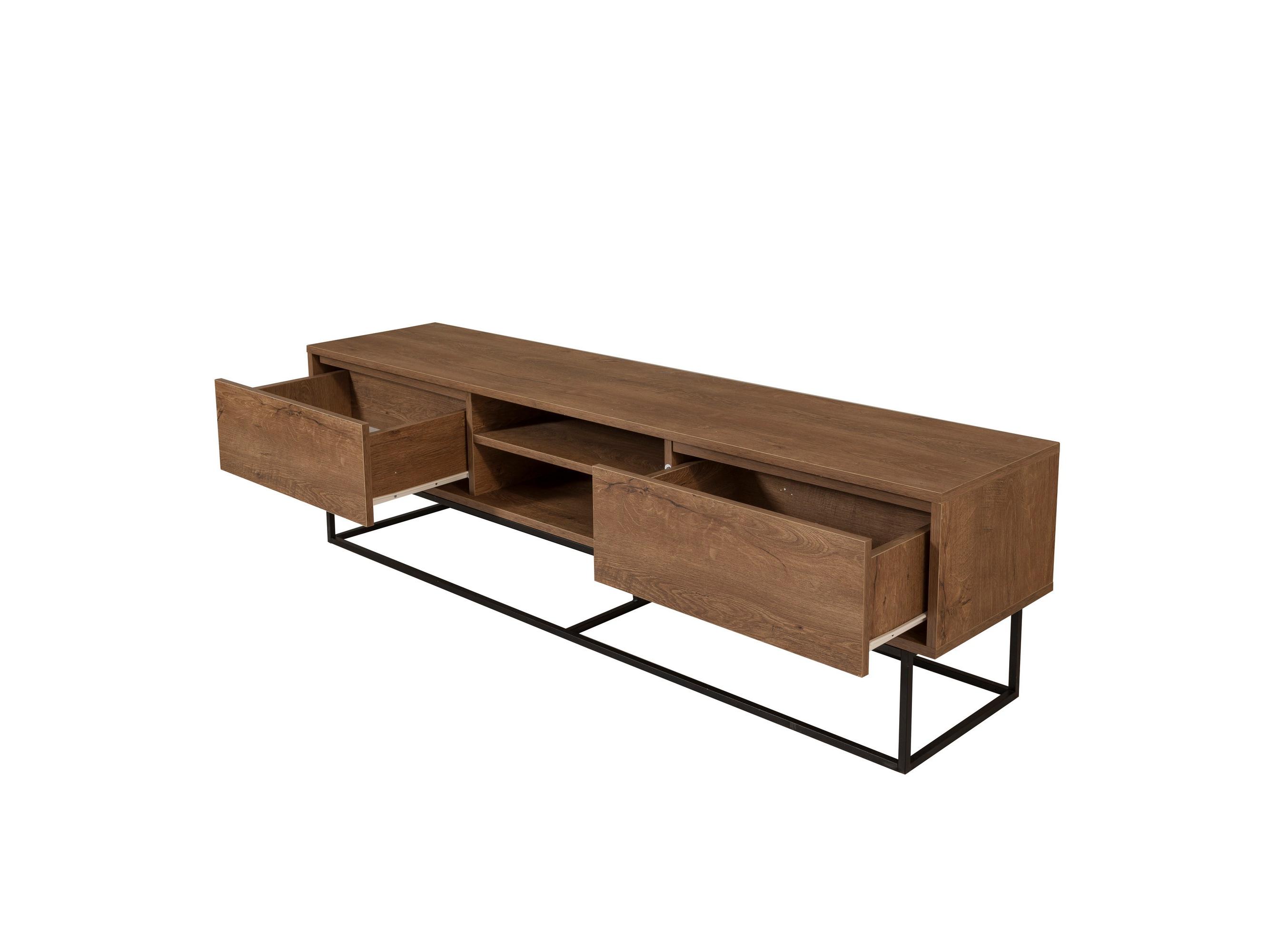 Set mobilier living Laxusona 10 (Nuc + negru)