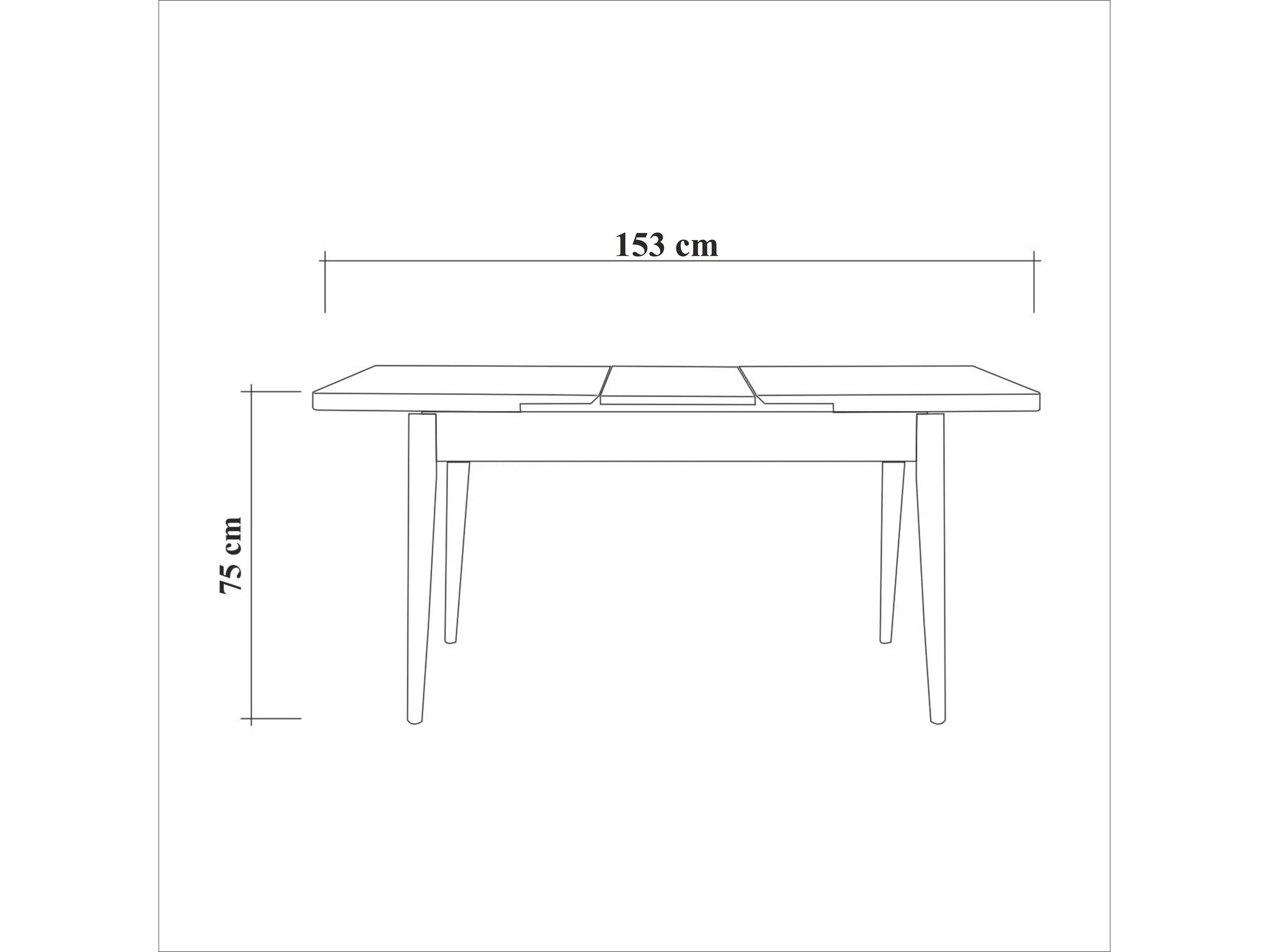 Set masă scaune Senteago (pentru persoane) (Pin atlantic + alb + gri)