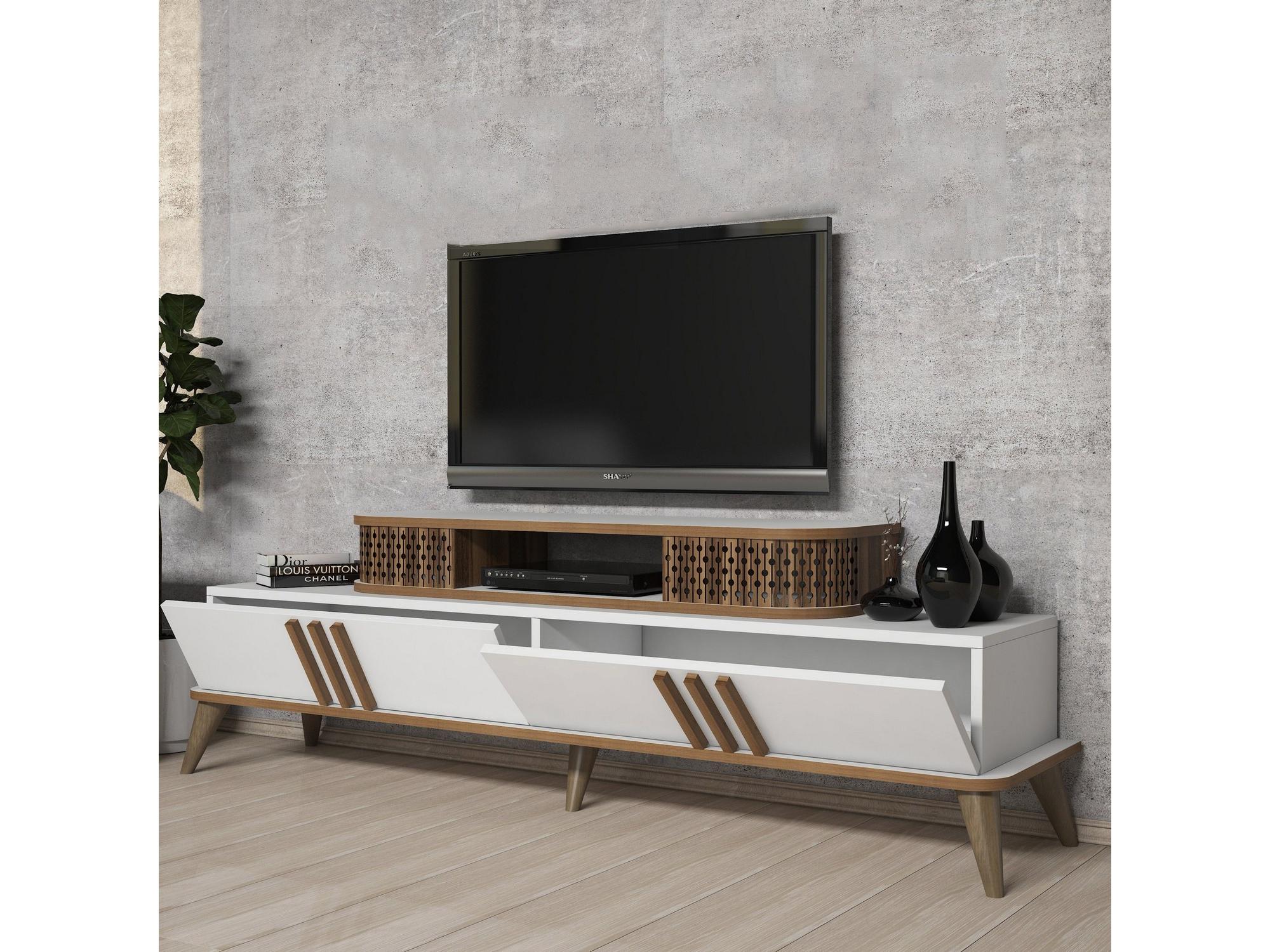 Mobilier living Lamele 2 (alb) 