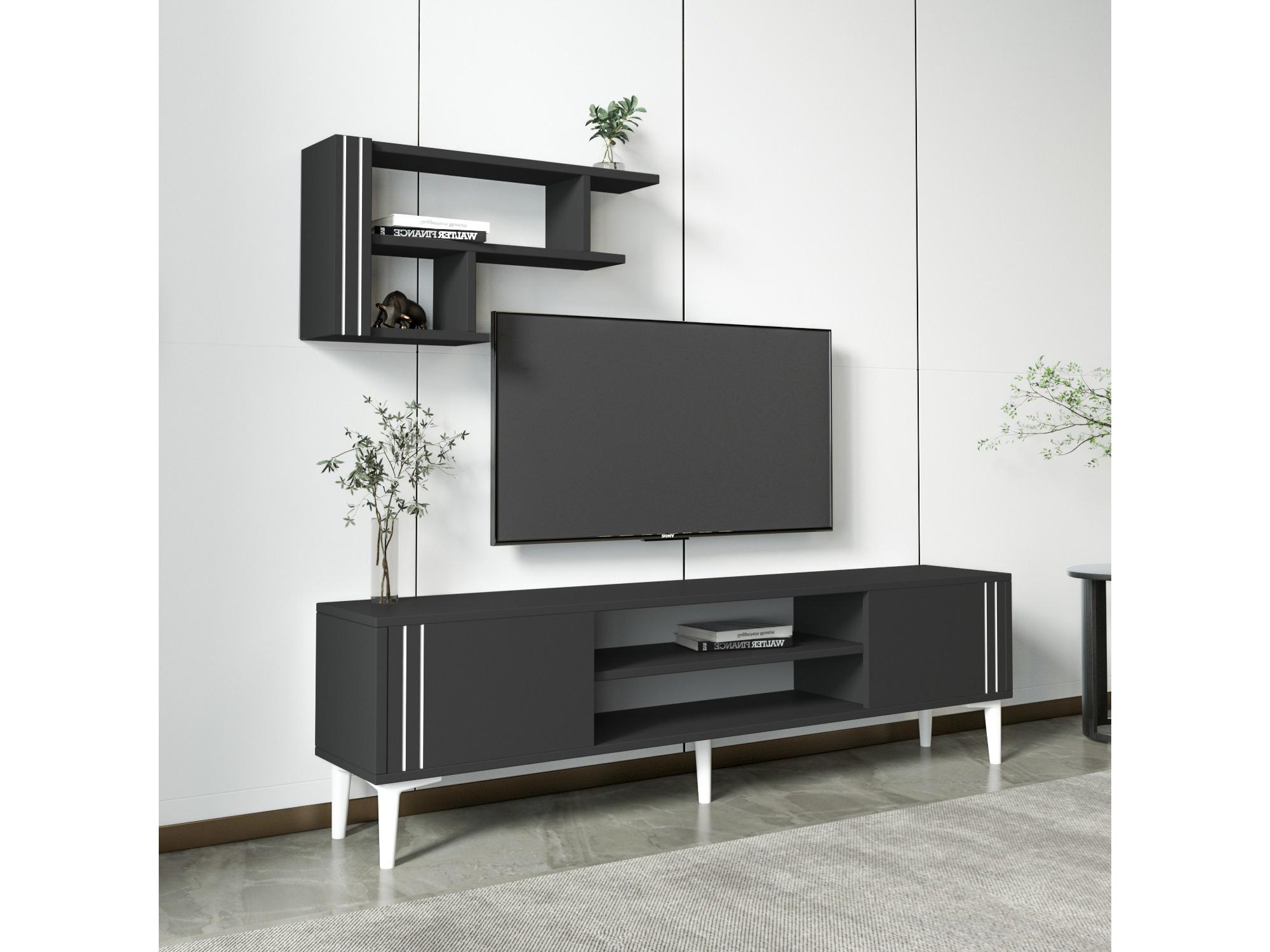 Mobilier living Snowden set (antracit) 