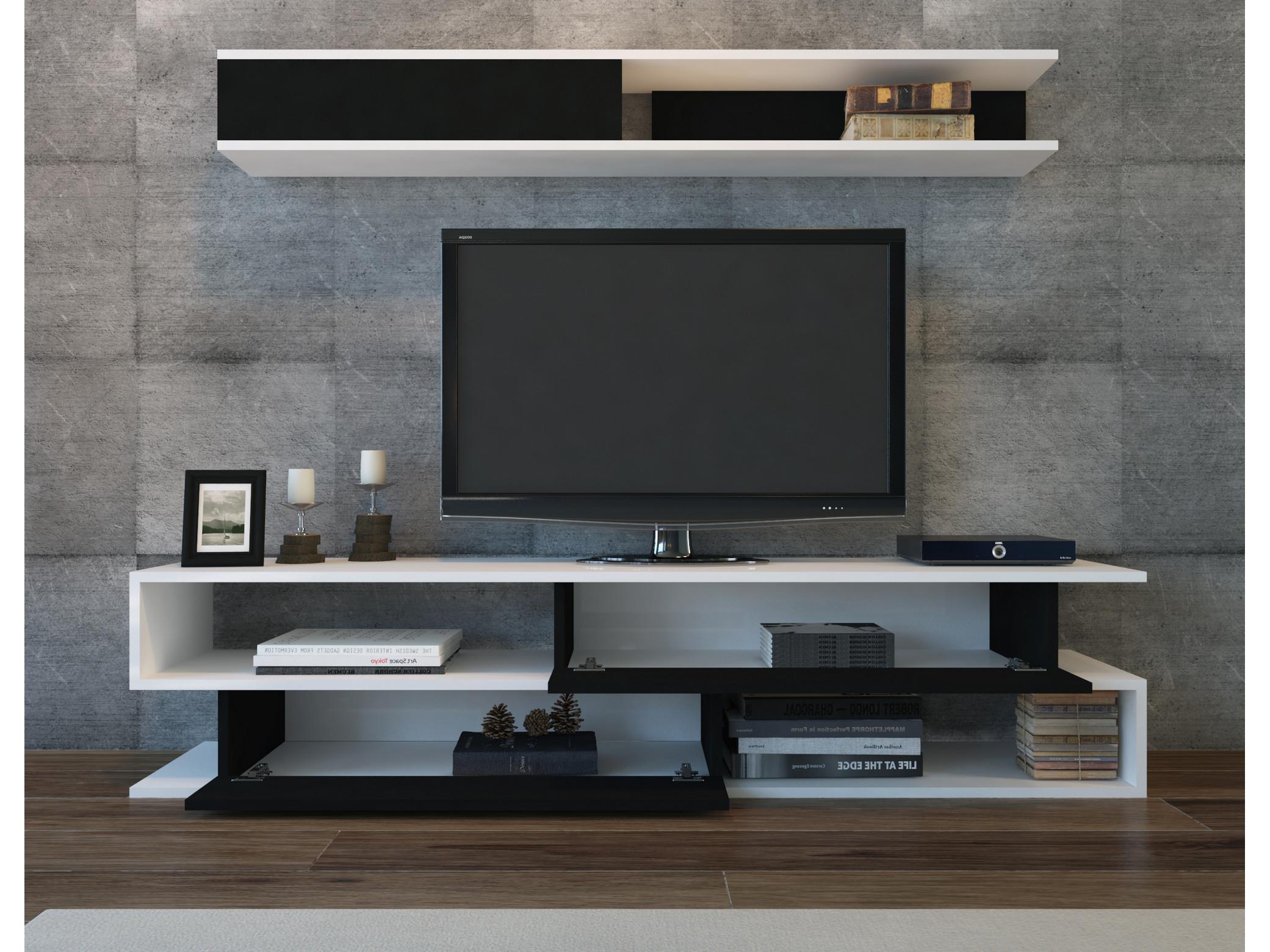 Mobilier living Simpsonic (Alb + Negru) 