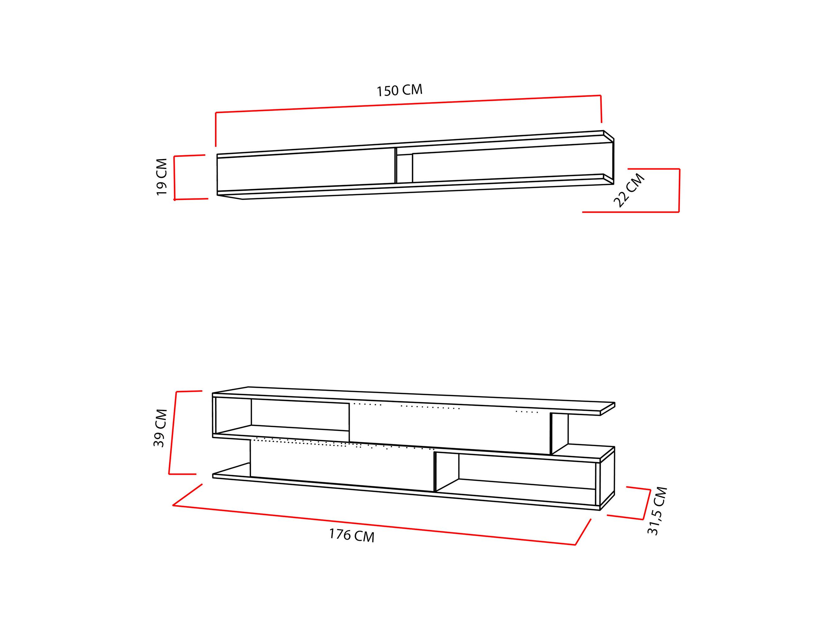 Mobilier living Simpsonic (Alb + Negru) 