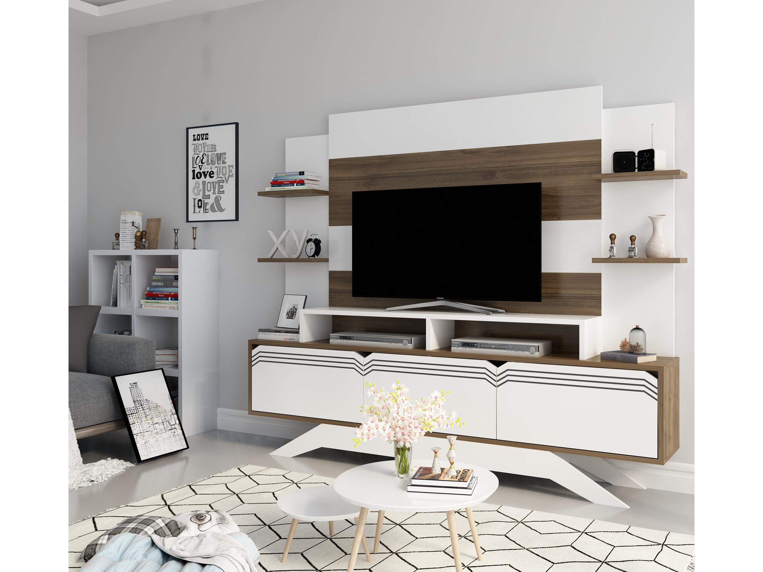 Mobilier living Dajama (Nuc + Alb) 