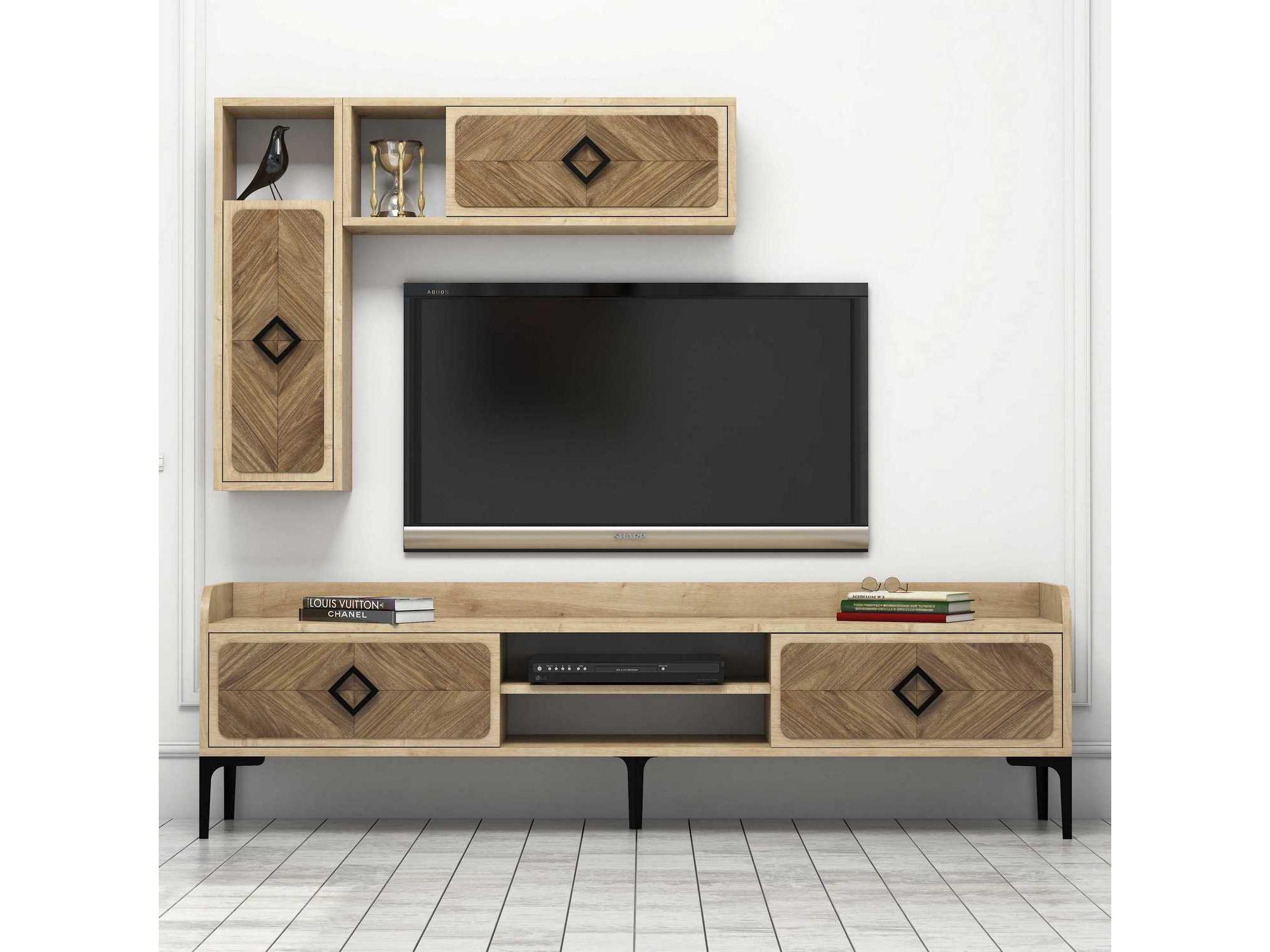 Mobilier living Simba (lemn dub)