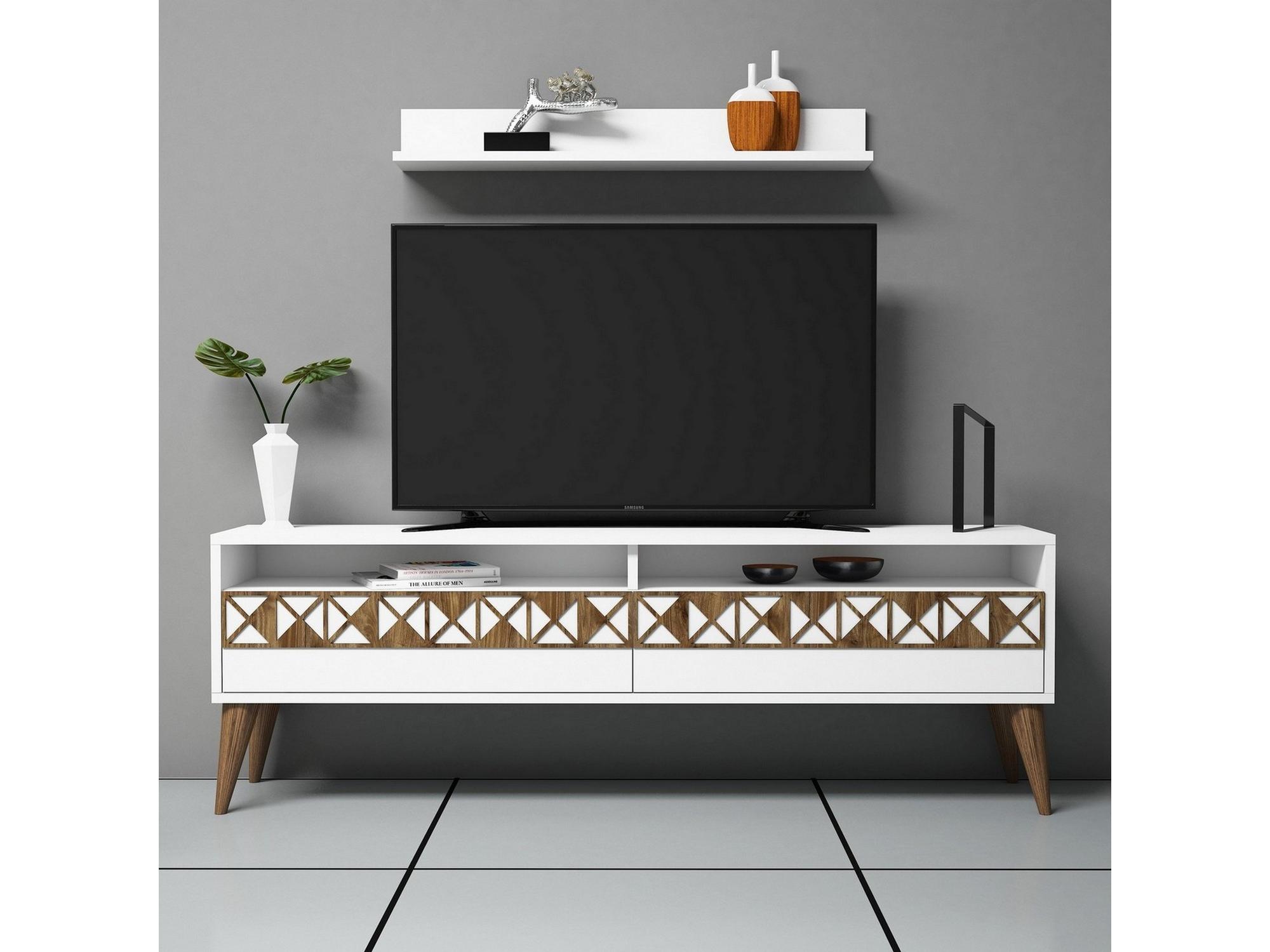 Mobilier living Loop (Alb + Alb)