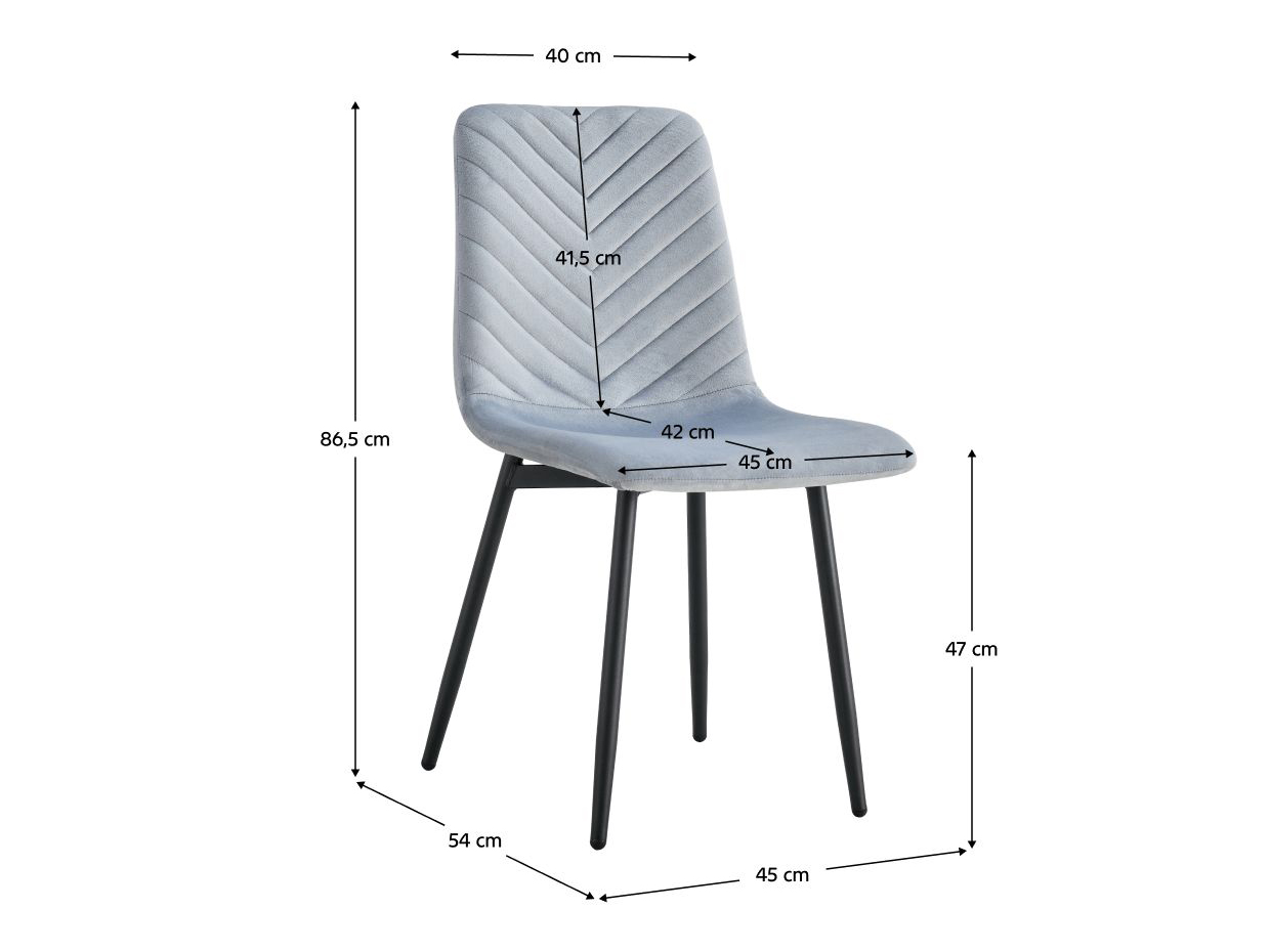 Scaun sufragerie Rameta Typ 2 J06-HLR-15 (gri + negru)