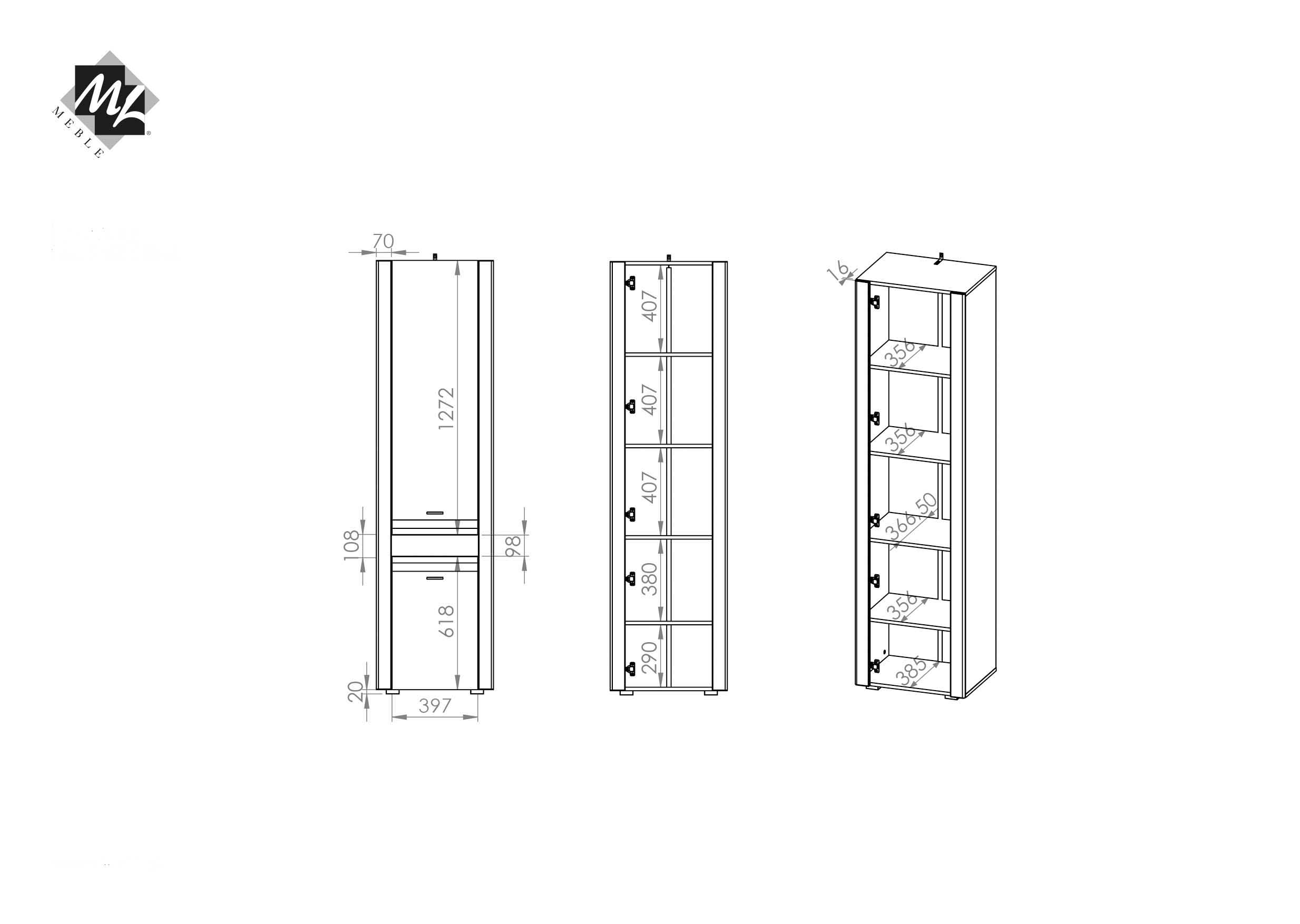 Dulap cu rafturi Festo 02