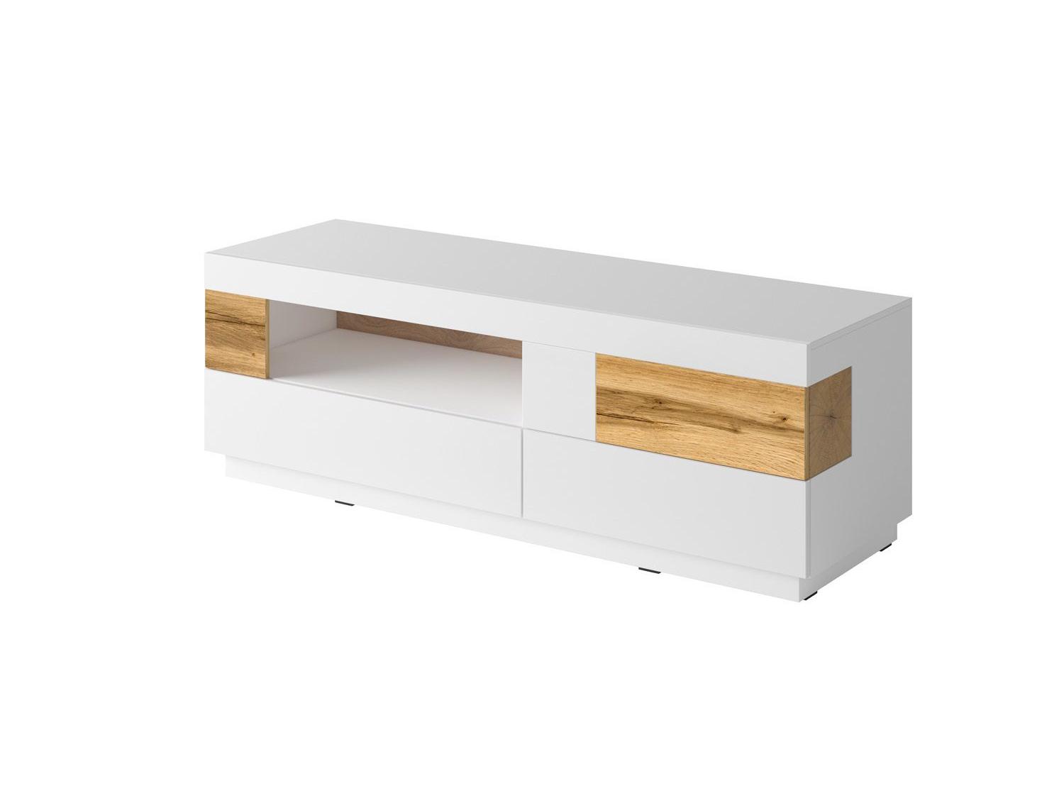 Mobilier living Stacey Typ 16 (stejar + alb lucios)