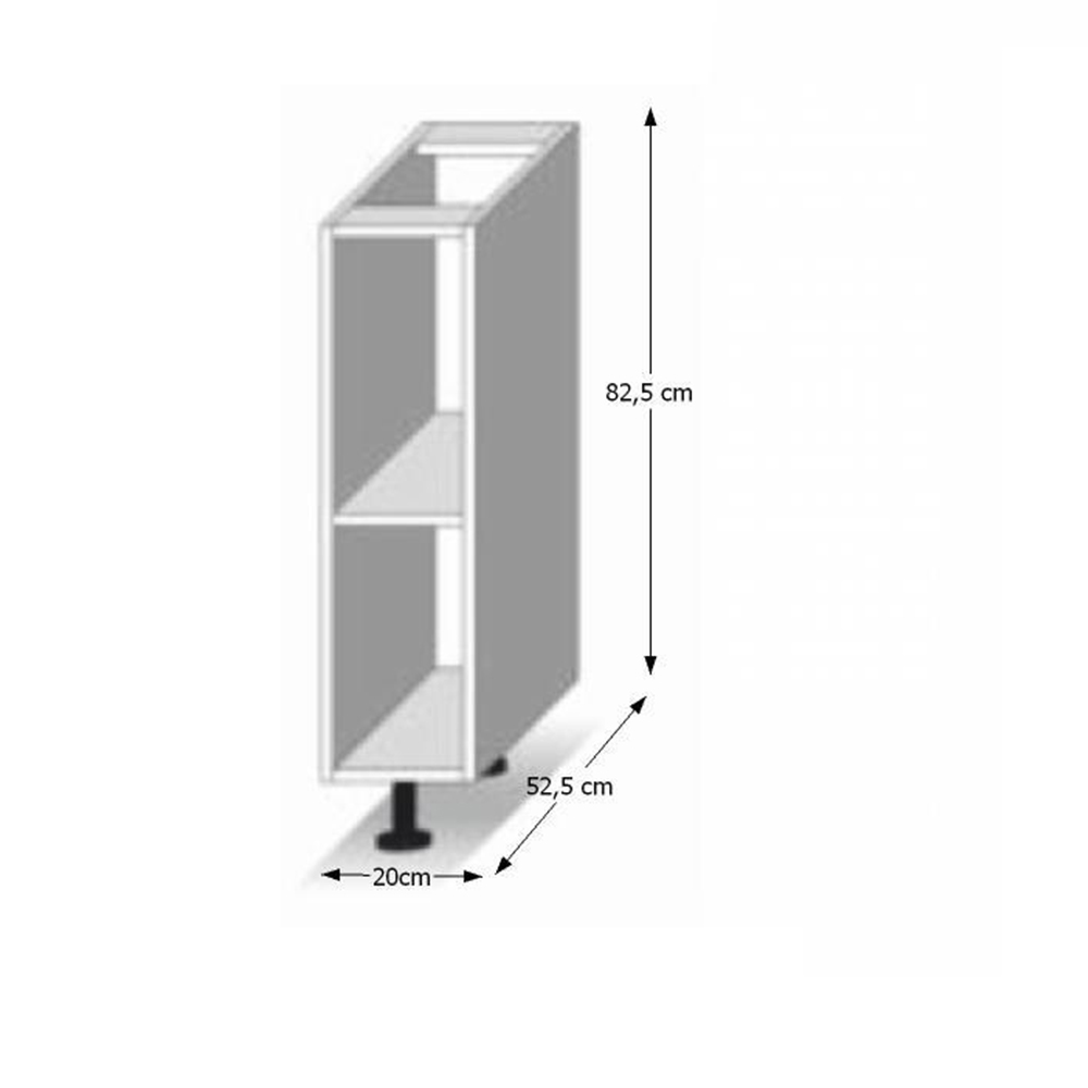 Dulap inferior de bucătărie Lilouse D20