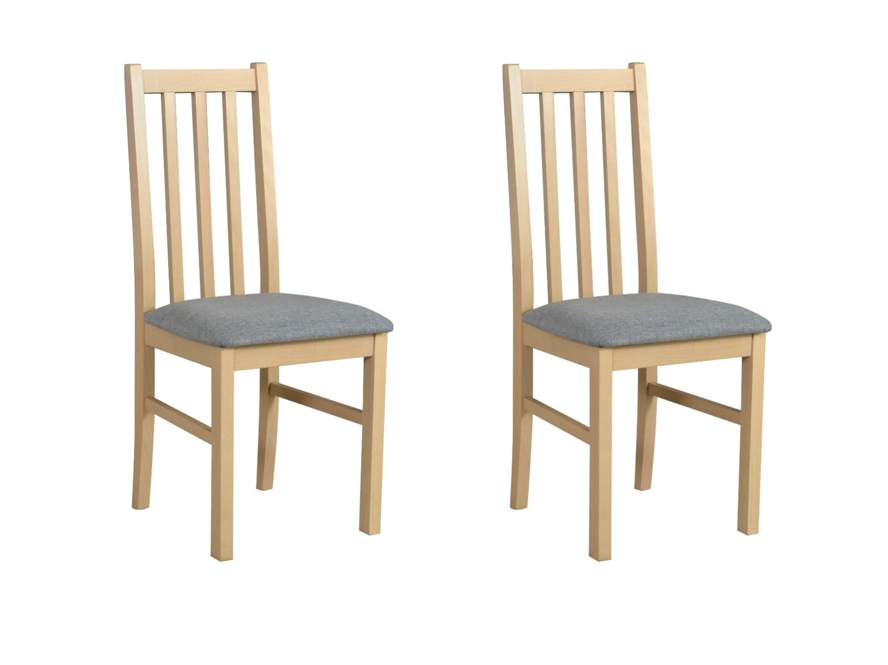 Set 2 scaune de sufragerie Zefir I (stejar sonoma + gri) *vânzare stoc