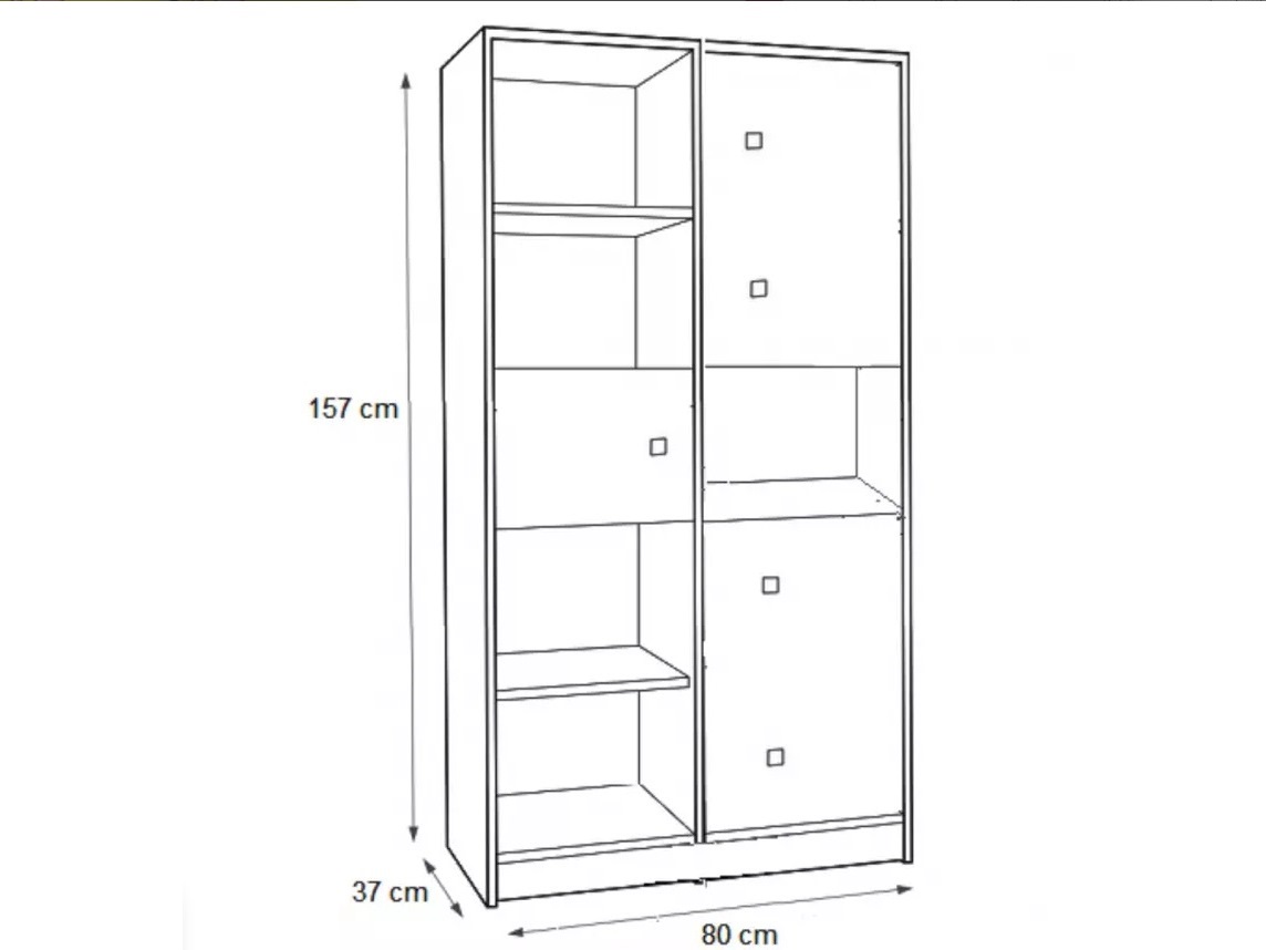 Dulap cu rafturi Torton T7