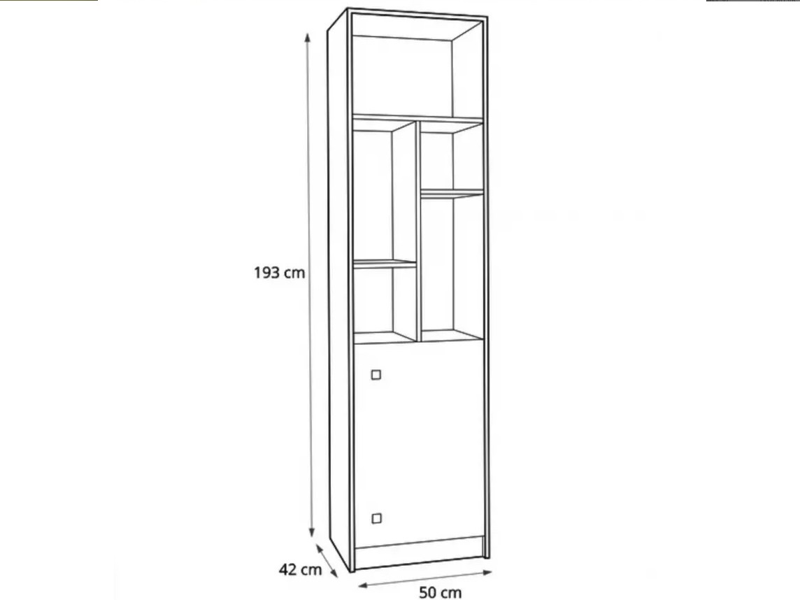 Dulap cu rafturi Torton T5